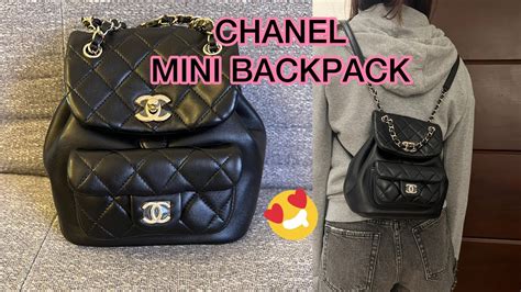 fake chanel mini backpack|authentic chanel backpack.